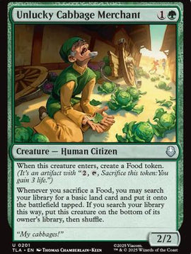 Unlucky Cabbage Merchant (TLA-201) - Avatar: The Last Airbender