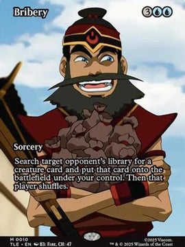 Bribery (Borderless) (TLE-010) - Avatar: The Last Airbender: Eternal-Legal