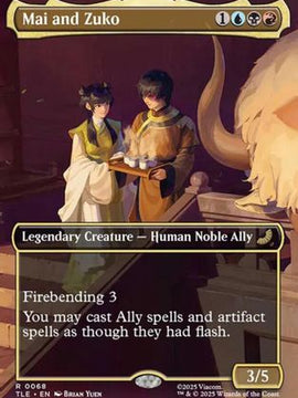 Mai and Zuko (Borderless) (TLE-068) - Avatar: The Last Airbender: Eternal-Legal