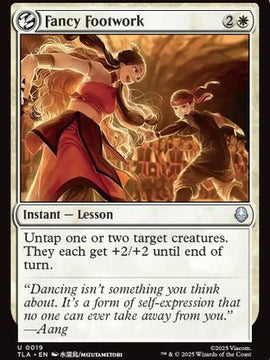 Fancy Footwork (TLA-019) - Avatar: The Last Airbender Foil