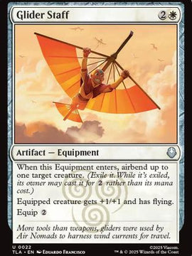 Glider Staff (TLA-022) - Avatar: The Last Airbender