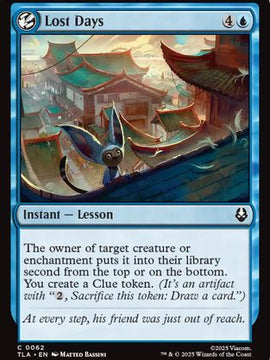 Lost Days (TLA-062) - Avatar: The Last Airbender