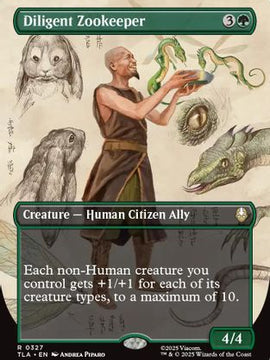 Diligent Zookeeper (Borderless) (TLA-327) - Avatar: The Last Airbender