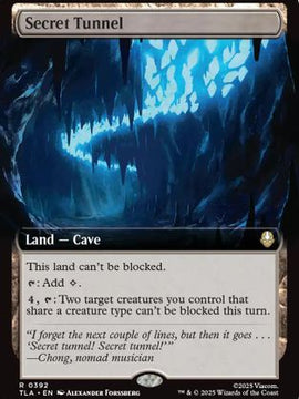 Secret Tunnel (Extended Art) (TLA-392) - Avatar: The Last Airbender Foil