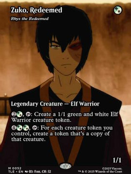 Zuko, Redeemed - Rhys the Redeemed (Borderless) (TLE-052) - Avatar: The Last Airbender: Eternal-Legal