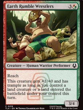 Earth Rumble Wrestlers (TLA-218) - Avatar: The Last Airbender Foil