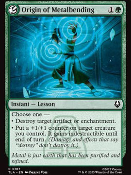 Origin of Metalbending (TLA-187) - Avatar: The Last Airbender Foil
