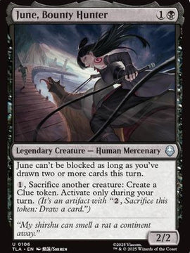 June, Bounty Hunter (TLA-106) - Avatar: The Last Airbender Foil