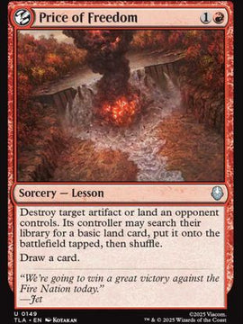Price of Freedom (TLA-149) - Avatar: The Last Airbender