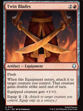 Twin Blades (TLA-157) - Avatar: The Last Airbender Foil