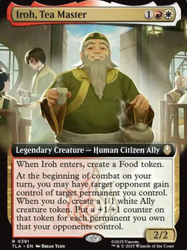 Iroh, Tea Master (Extended Art) (TLA-381) - Avatar: The Last Airbender