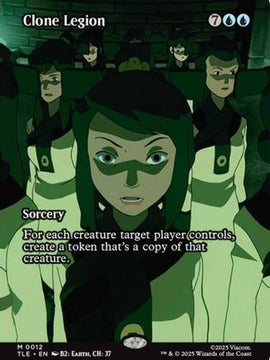 Clone Legion (Borderless) (TLE-012) - Avatar: The Last Airbender: Eternal-Legal Foil