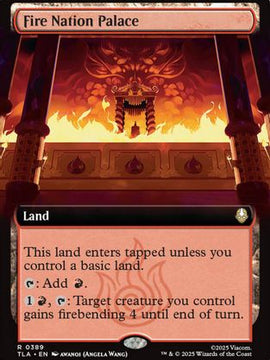 Fire Nation Palace (Extended Art) (TLA-389) - Avatar: The Last Airbender Foil