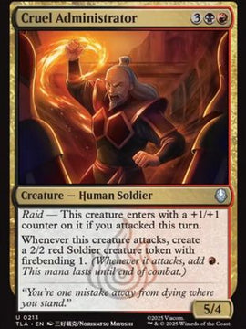 Cruel Administrator (TLA-213) - Avatar: The Last Airbender