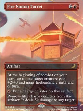Fire Nation Turret (Borderless) (TLE-064) - Avatar: The Last Airbender: Eternal-Legal