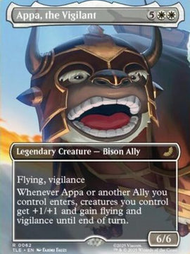 Appa, the Vigilant (Borderless) (TLE-062) - Avatar: The Last Airbender: Eternal-Legal