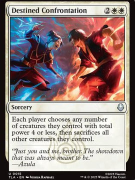 Destined Confrontation (TLA-015) - Avatar: The Last Airbender Foil