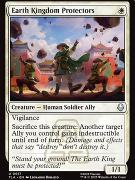 Earth Kingdom Protectors (TLA-017) - Avatar: The Last Airbender Foil