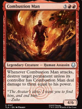 Combustion Man (TLA-127) - Avatar: The Last Airbender Foil