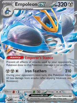 Empoleon ex - 070/094 70 - ME02 Phantasmal Flames Holofoil
