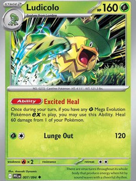 Ludicolo - 007/094 7 - ME02 Phantasmal Flames