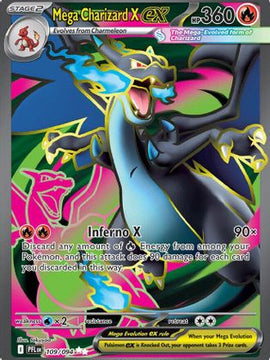 Mega Charizard X ex - 109/094 109 - ME02 Phantasmal Flames Holofoil