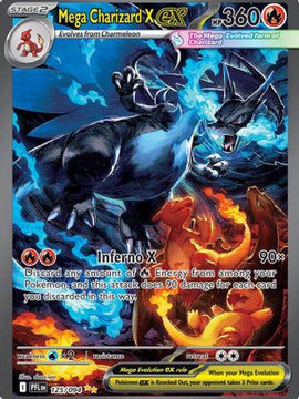 Mega Charizard X ex - 125/094 125 - ME02 Phantasmal Flames Holofoil