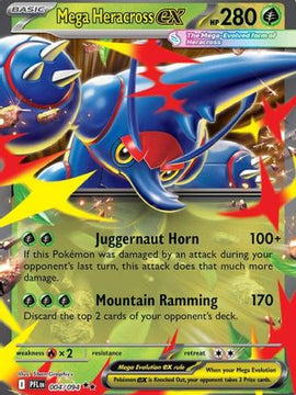 Mega Heracross ex - 004/094 4 - ME02 Phantasmal Flames Holofoil