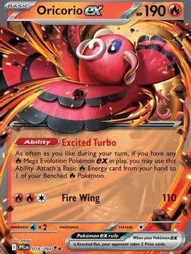 Oricorio ex - 018/094 18 - ME02 Phantasmal Flames Holofoil