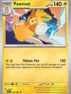 Pawmot 34 - ME02 Phantasmal Flames Holofoil