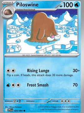 Piloswine 24 - ME02 Phantasmal Flames