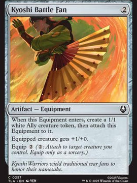 Kyoshi Battle Fan (TLA-257) - Avatar: The Last Airbender