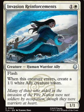 Invasion Reinforcements (TLA-024) - Avatar: The Last Airbender Foil
