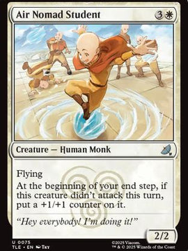 Air Nomad Student (TLE-075) - Avatar: The Last Airbender: Eternal-Legal Foil