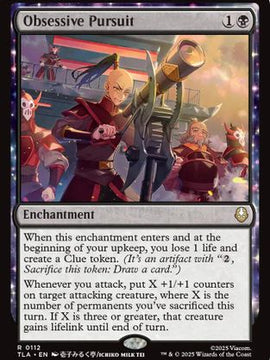 Obsessive Pursuit (TLA-112) - Avatar: The Last Airbender Foil