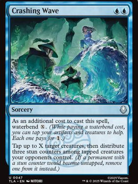 Crashing Wave (TLA-047) - Avatar: The Last Airbender Foil