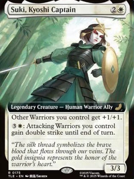 Suki, Kyoshi Captain (Extended Art) (TLE-175) - Avatar: The Last Airbender: Eternal-Legal Foil