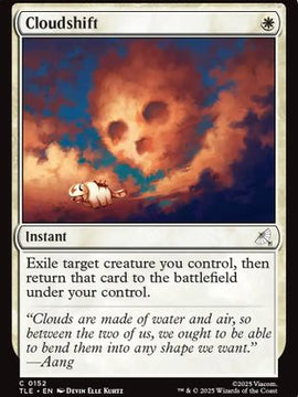 Cloudshift (TLE-152) - Avatar: The Last Airbender: Eternal-Legal Foil