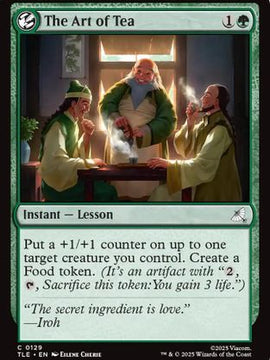 The Art of Tea (TLE-129) - Avatar: The Last Airbender: Eternal-Legal Foil