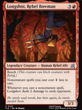 Longshot, Rebel Bowman (TLE-120) - Avatar: The Last Airbender: Eternal-Legal Foil