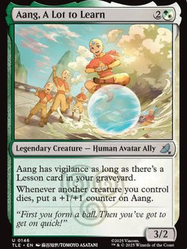 Aang, A Lot to Learn (TLE-146) - Avatar: The Last Airbender: Eternal-Legal Foil