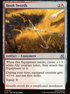 Hook Swords (TLE-147) - Avatar: The Last Airbender: Eternal-Legal Foil