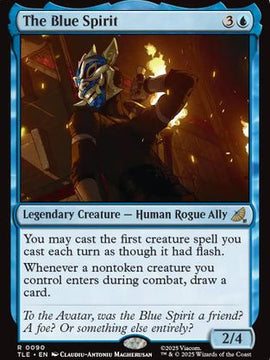 The Blue Spirit (TLE-090) - Avatar: The Last Airbender: Eternal-Legal Foil