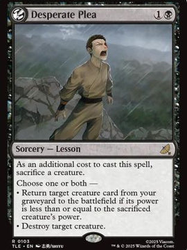 Desperate Plea (TLE-103) - Avatar: The Last Airbender: Eternal-Legal Foil