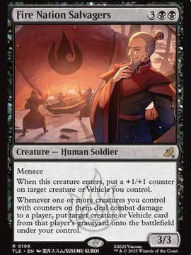 Fire Nation Salvagers (TLE-106) - Avatar: The Last Airbender: Eternal-Legal Foil