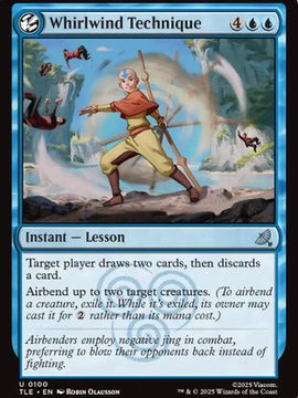 Whirlwind Technique (TLE-100) - Avatar: The Last Airbender: Eternal-Legal Foil