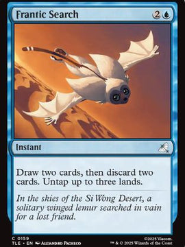 Frantic Search (TLE-159) - Avatar: The Last Airbender: Eternal-Legal Foil