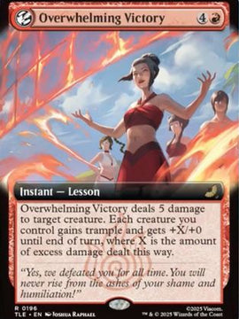 Overwhelming Victory (Extended Art) (TLE-196) - Avatar: The Last Airbender: Eternal-Legal