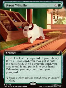 Bison Whistle (Extended Art) (TLE-202) - Avatar: The Last Airbender: Eternal-Legal Foil