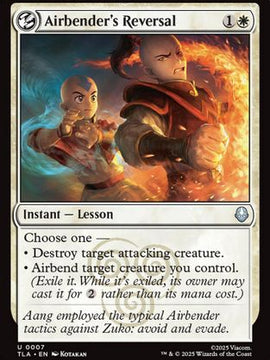 Airbender's Reversal (TLA-007) - Avatar: The Last Airbender Foil